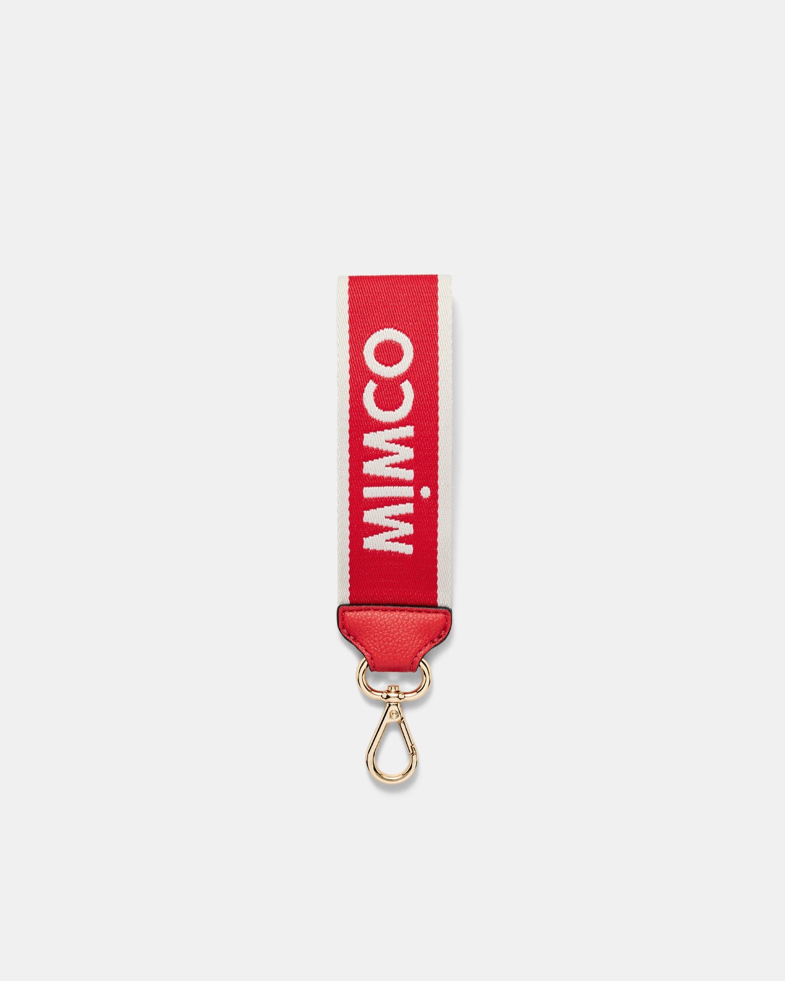 Stripe Webbing Wrist Strap - Racer Red