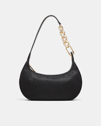 Metropolis Shoulder Bag - Black Light Gold