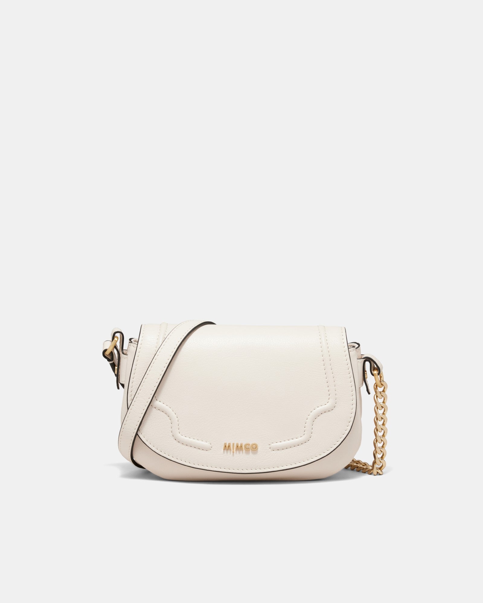 Treasure Saddle Crossbody Bag - Ivory