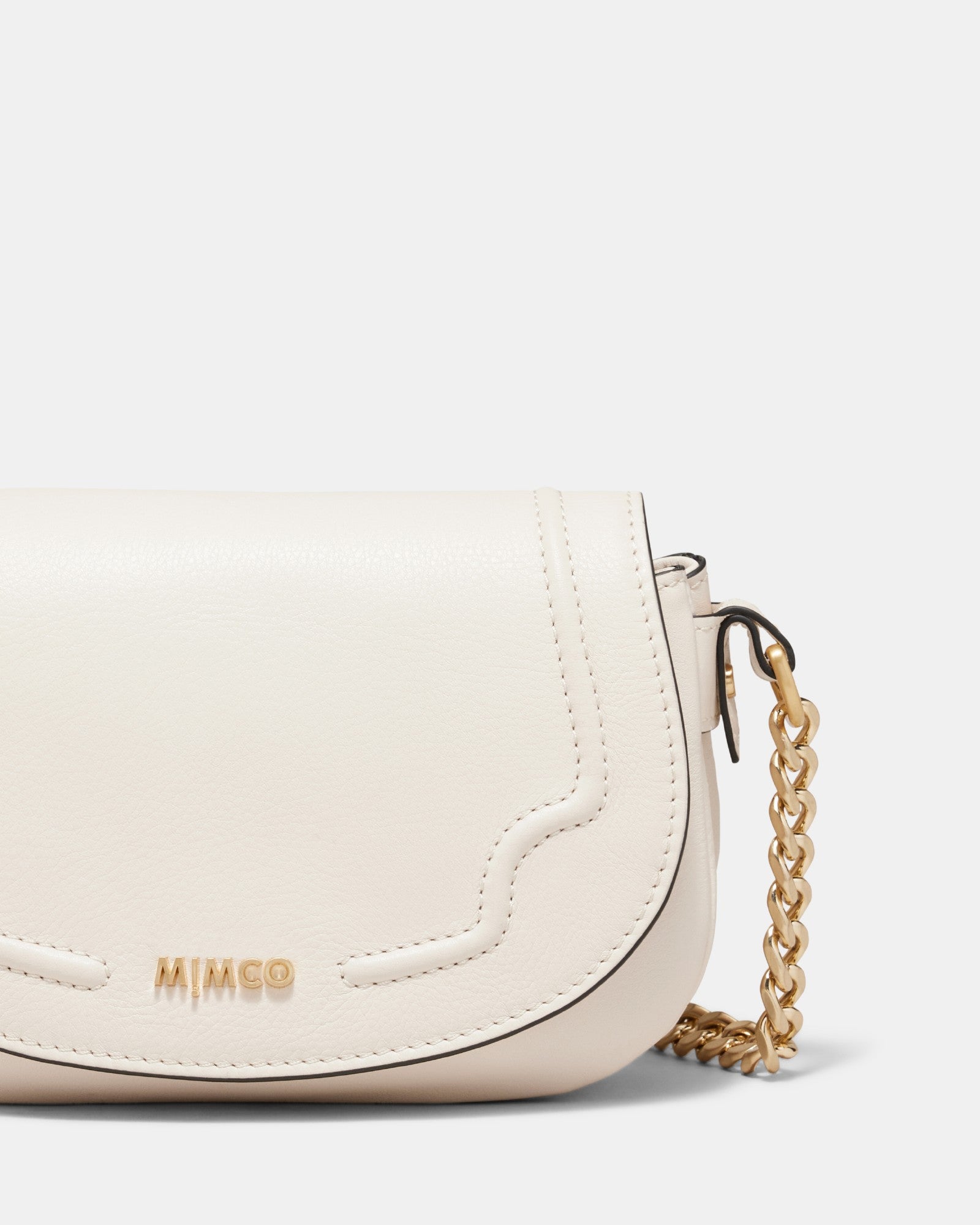 Treasure Saddle Crossbody Bag - Ivory