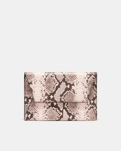 Drift Medium Envelope Pouch - Blush Snake