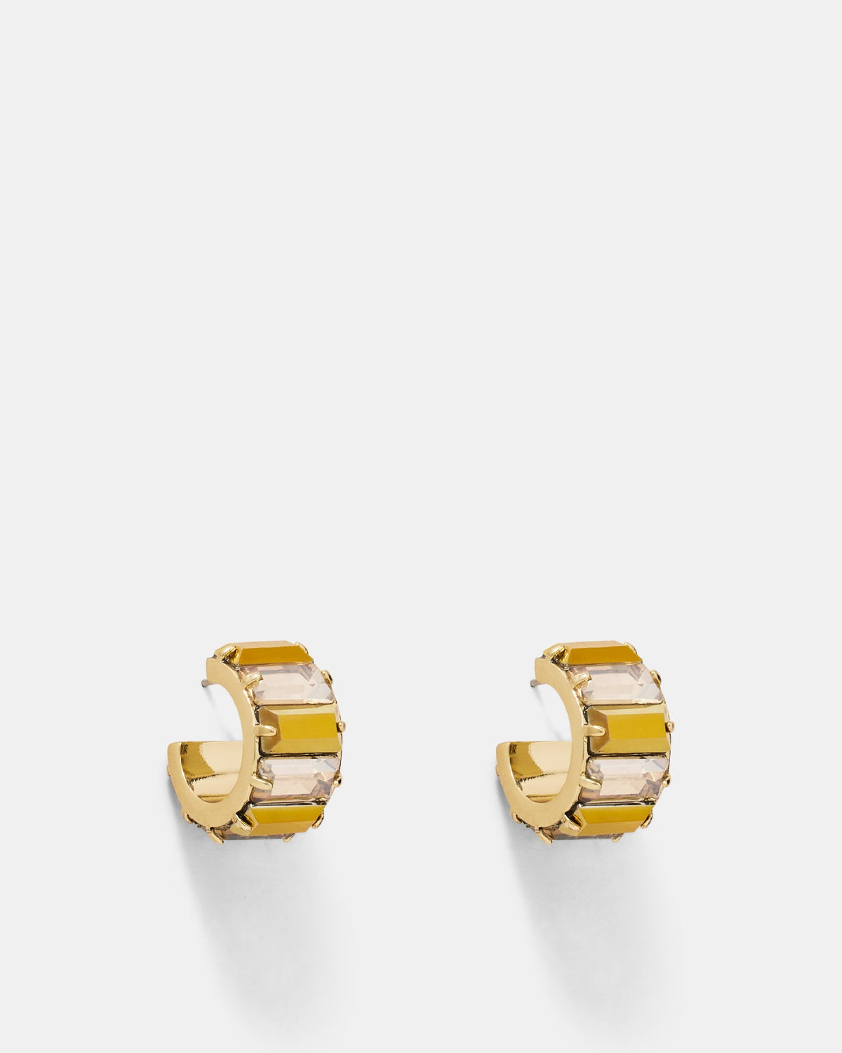Descent Hoop Earrings - Gold