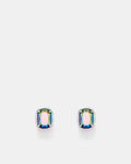Reflective Stud Earrings - Electric Pink