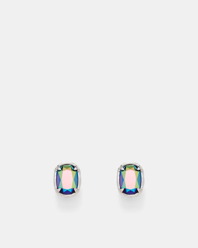 Reflective Stud Earrings - Electric Pink