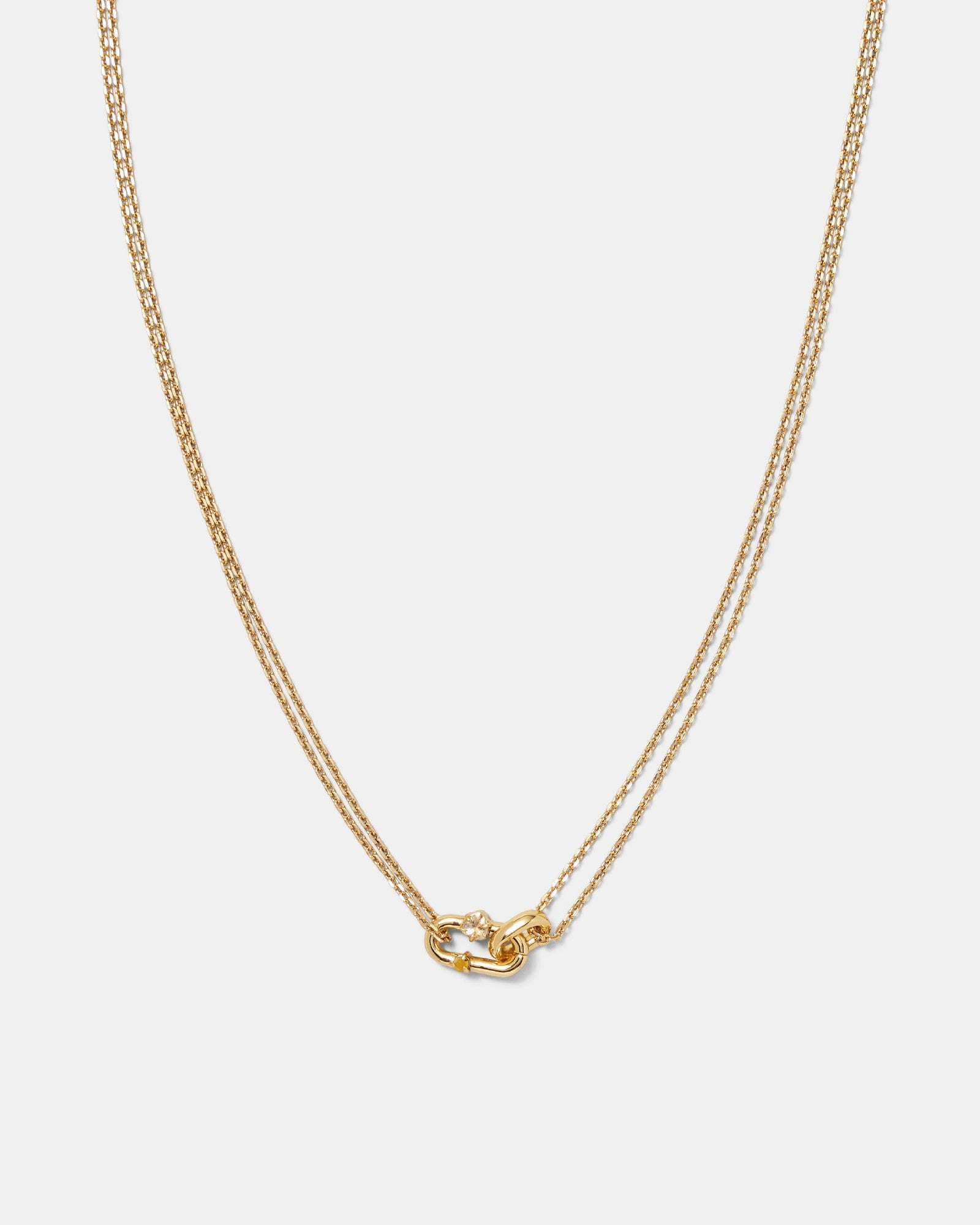 Found Link Pendant Necklace - Gold