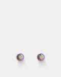 Orbit Stud Earrings - Electric Pink