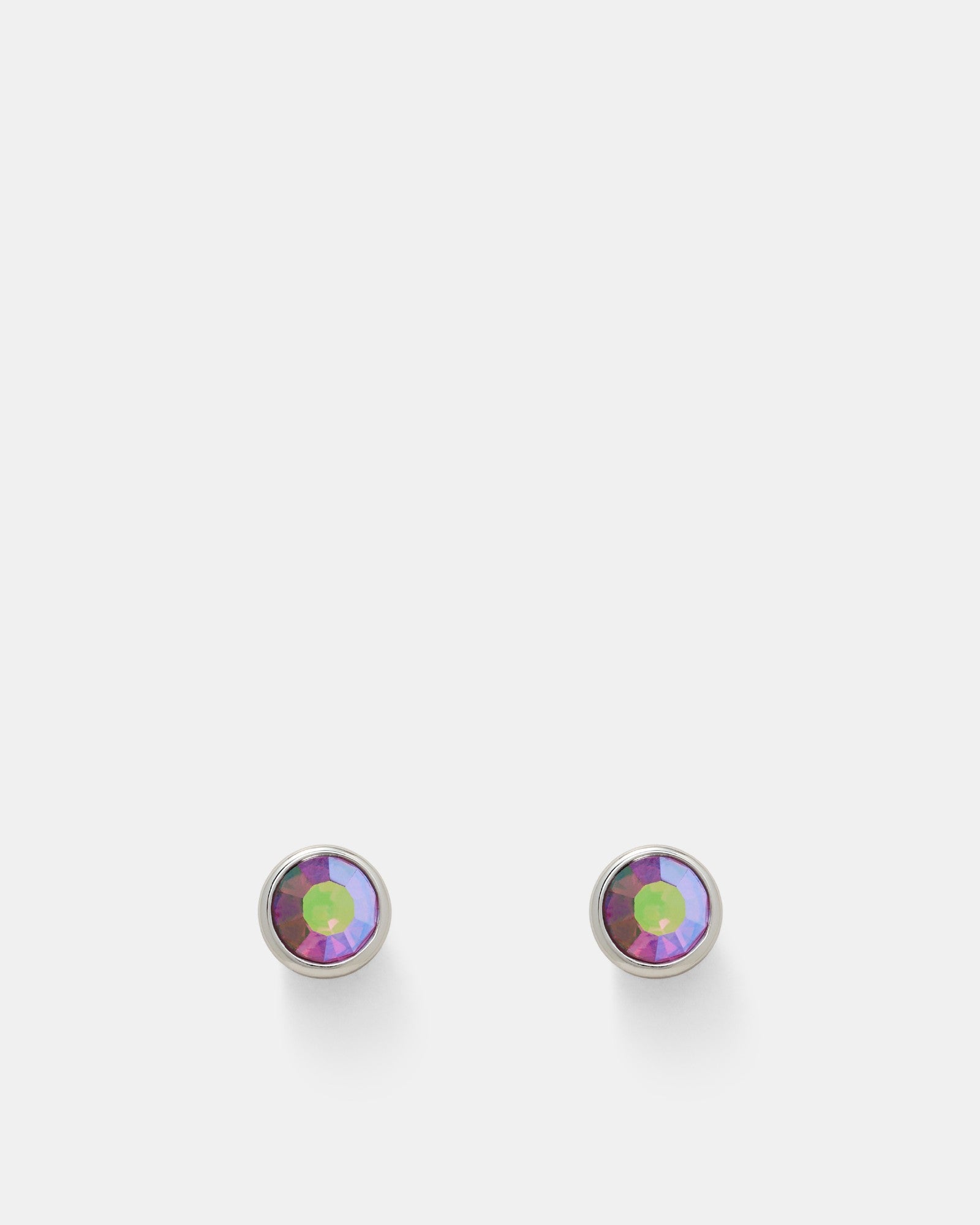 Orbit Stud Earrings - Electric Pink