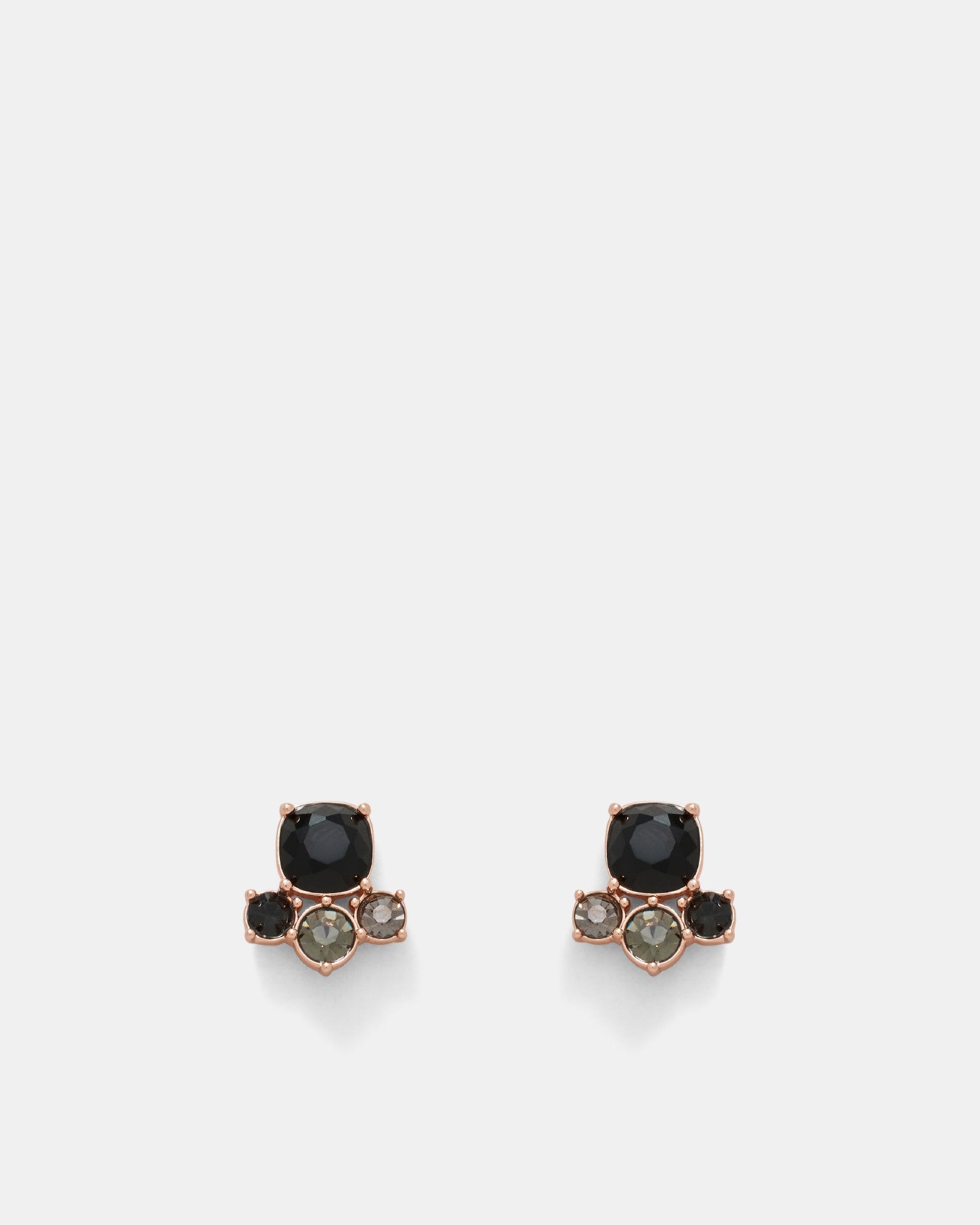 Barbarella Stud Earrings - Black