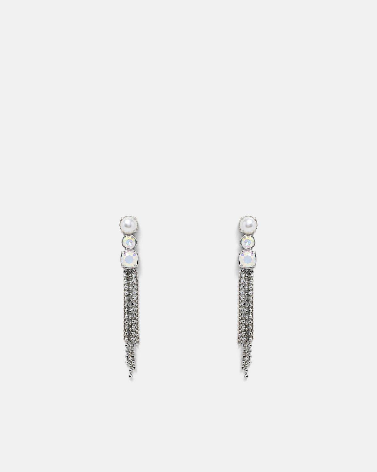 City Scape Drop Earrings - Silver