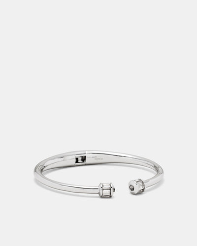 Descent Bangle - Silver