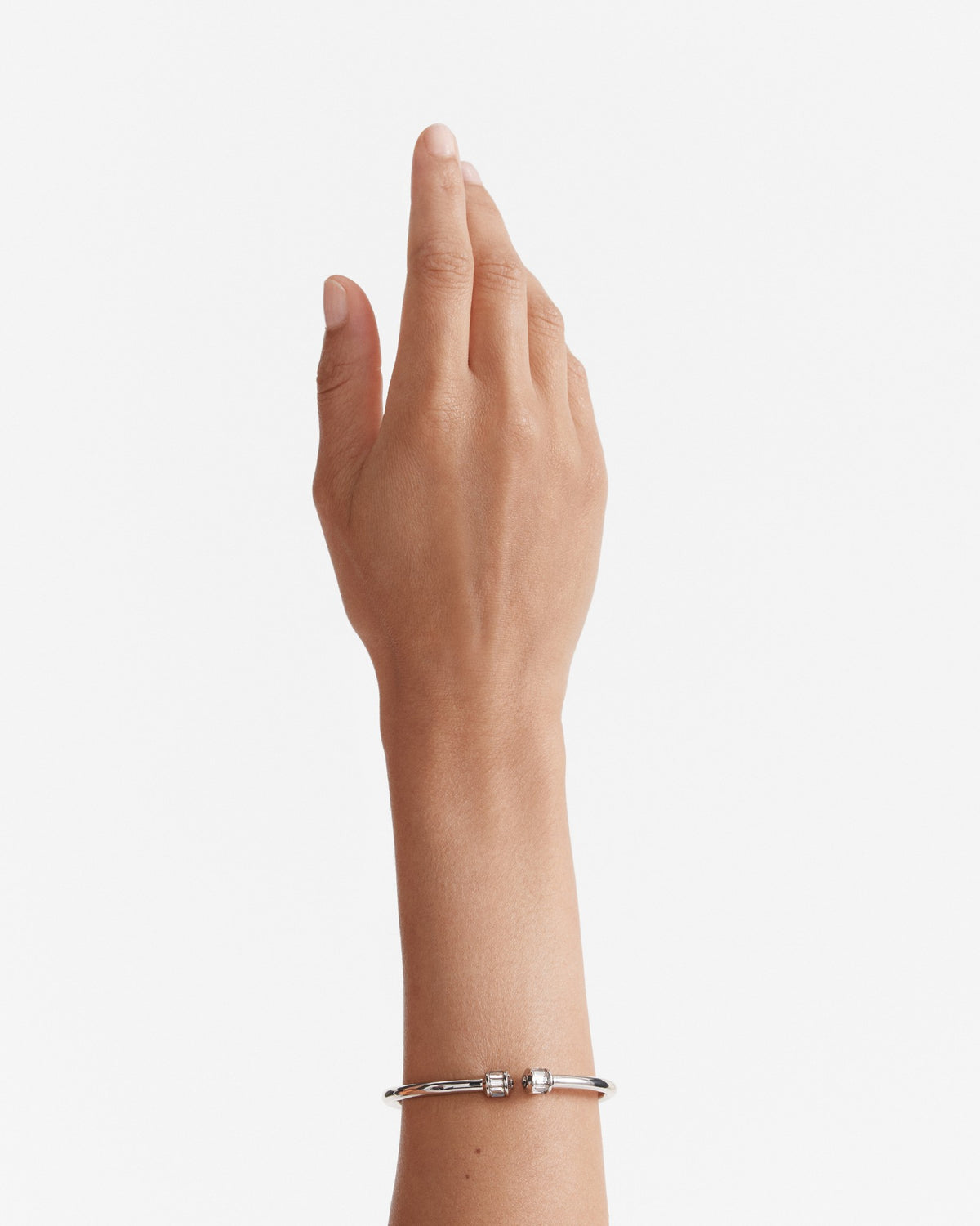 Descent Bangle - Silver