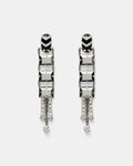 Coruscant Long Drop Earrings - Silver