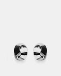 Swirl It Stud Earrings - Silver