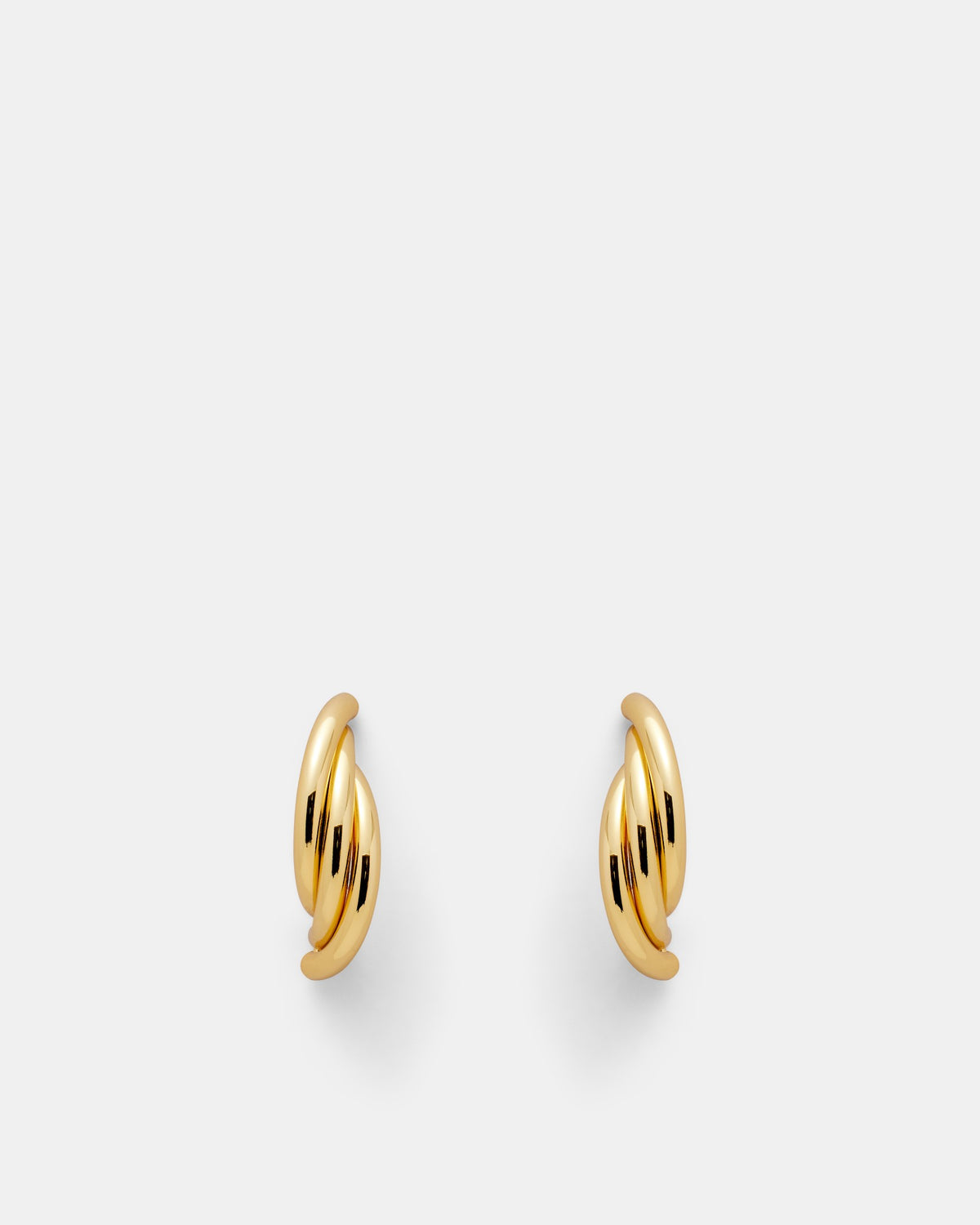 Swirling Earrings - Gold