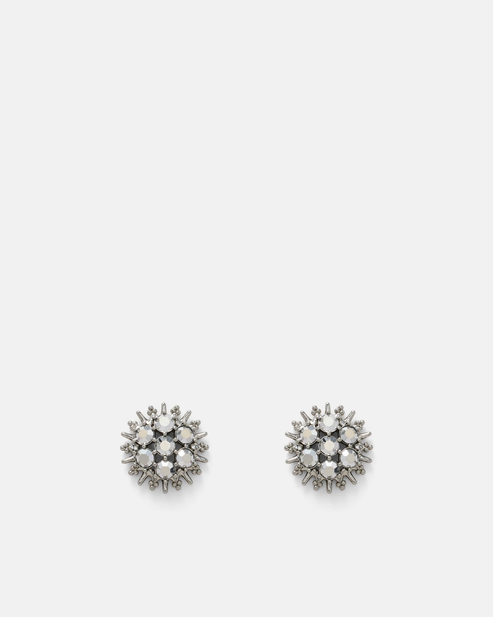 Raze Stud Earrings - Silver