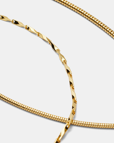 Serenno Trio Necklace - Gold