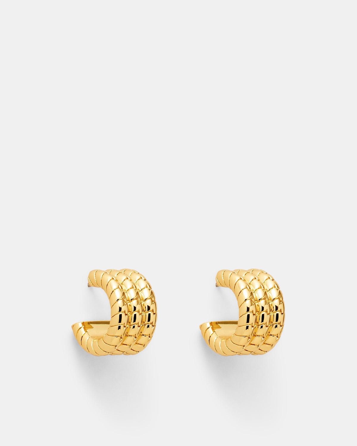 Serenno Small Hoop Earrings - Gold