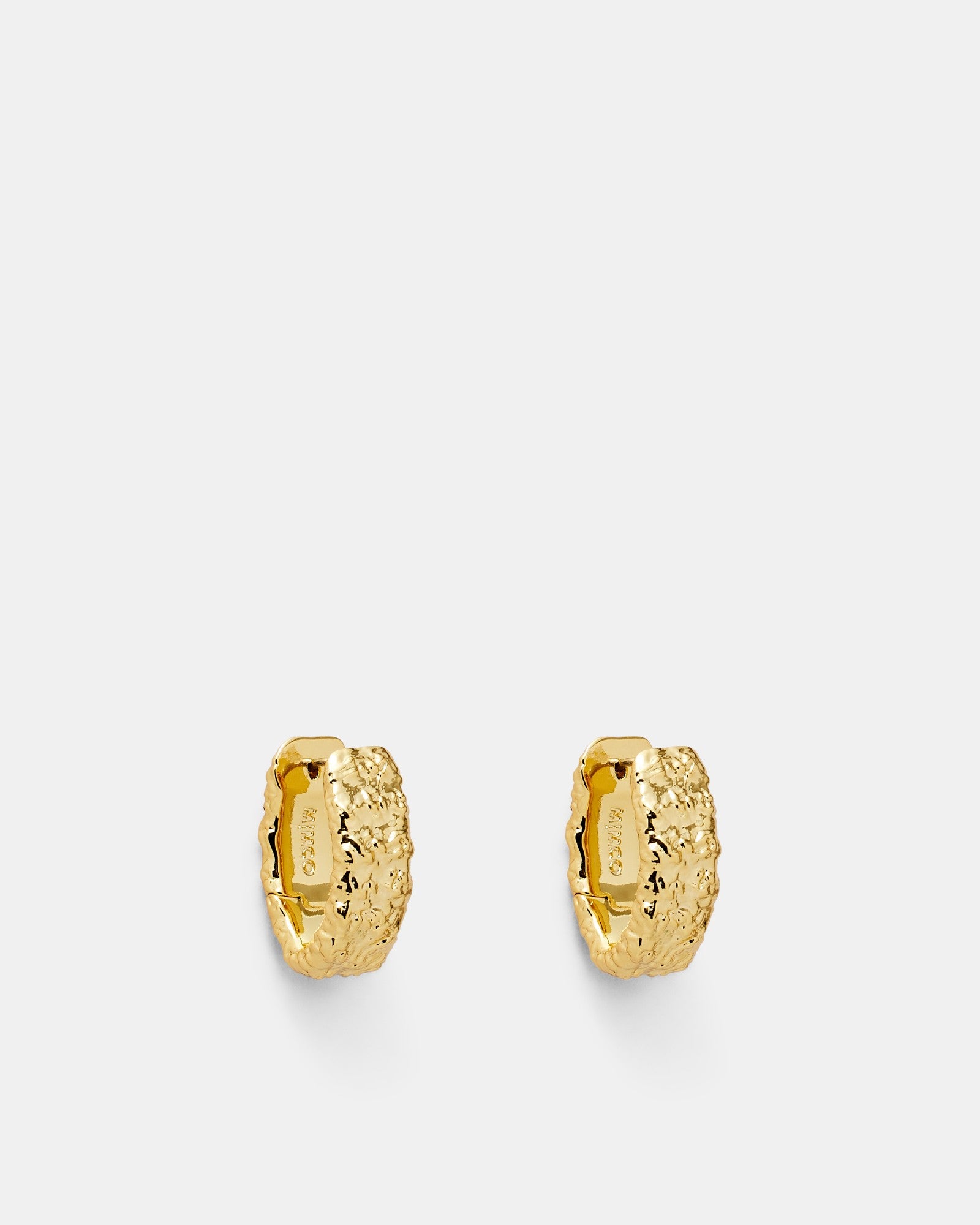 Serenno Small Huggie Hoop Earrings - Gold