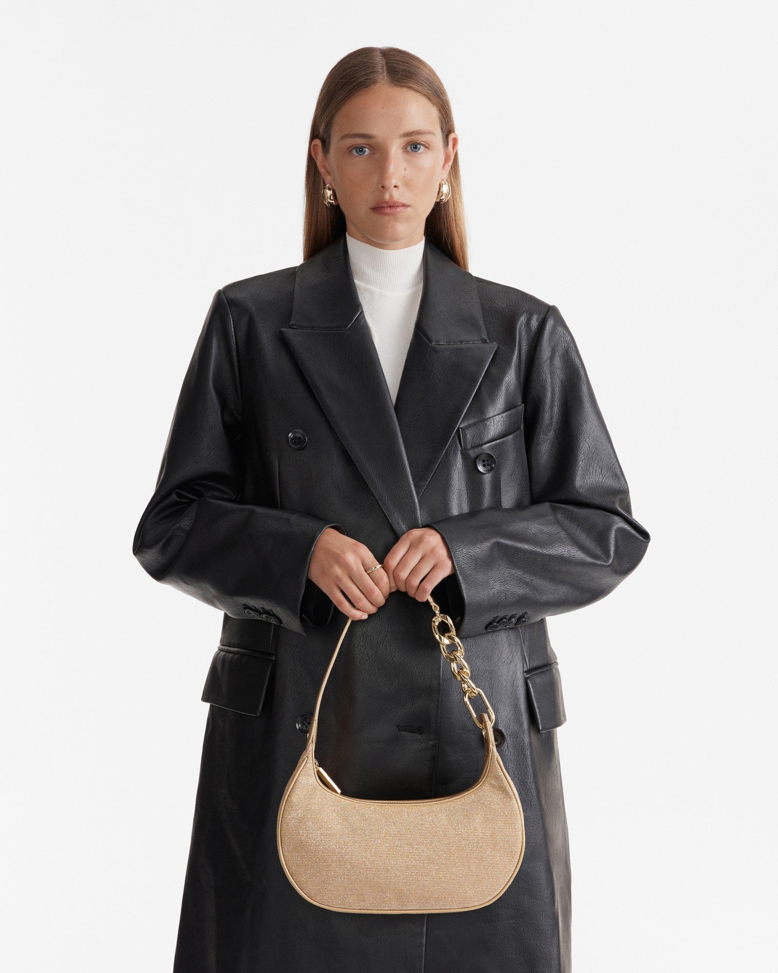Metropolis Shoulder Bag - Light Gold