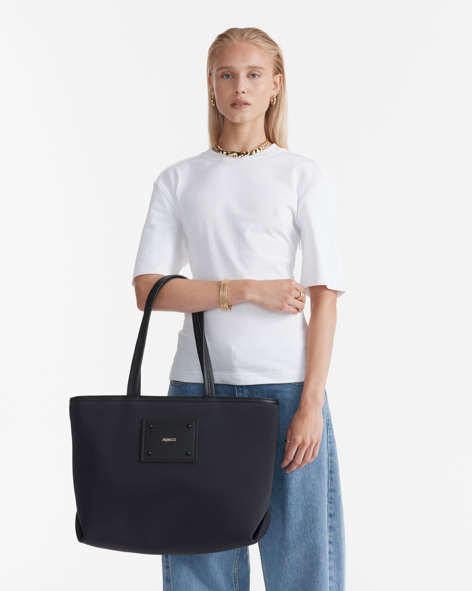 Brunswick Tote Bag - Black Light Gold
