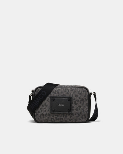 Brunswick Crossbody Bag - Black Leopard