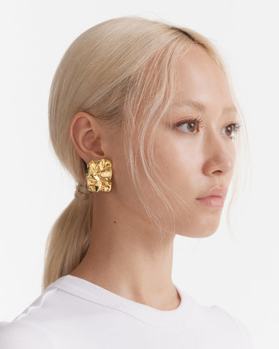 Laika Clip-On Earrings - Gold