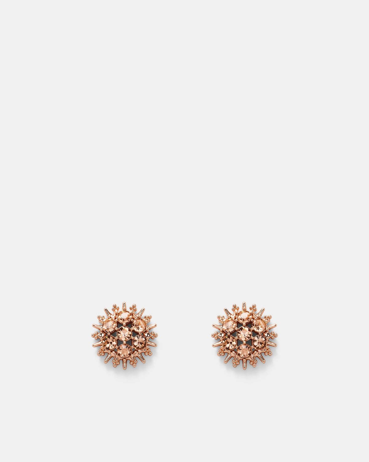 Raze Stud Earrings - Rose Gold