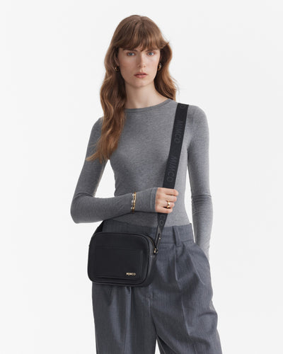 Northcote Camera Crossbody Bag - Black Light Gold