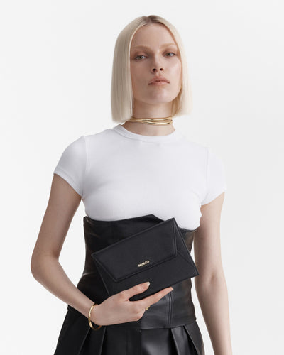 Drift Medium Envelope Pouch - Black Light Gold