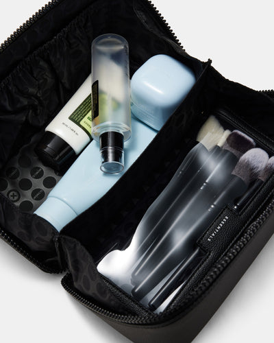 Atomic Cosmetic Case - Black Light Gold