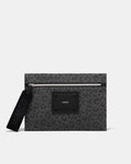 Brunswick Pouch - Black Leopard