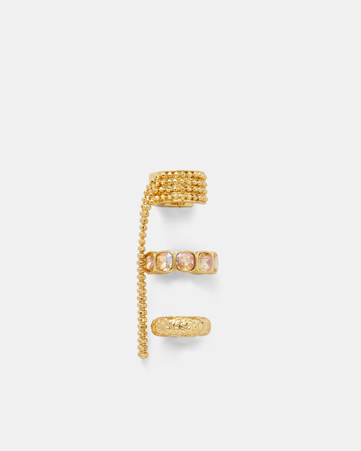Cool Cat Ear Cuffs - Gold