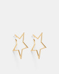 Atomic Hoop Earrings - Gold