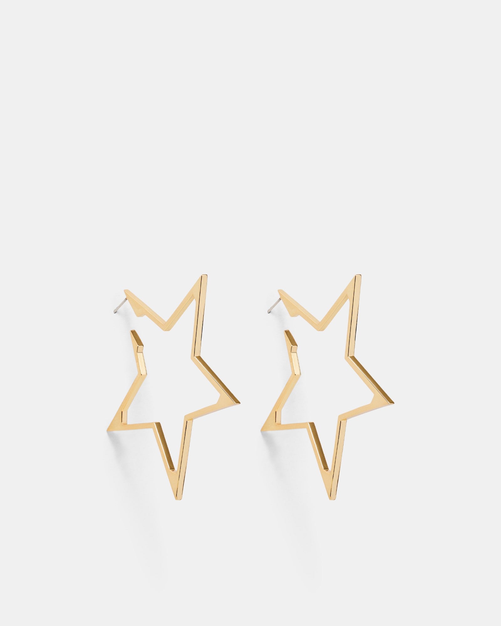 Atomic Hoop Earrings - Gold