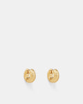 Cool Cat Huggie Hoop Earrings - Gold