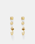 Superstar Earrings Set - Gold
