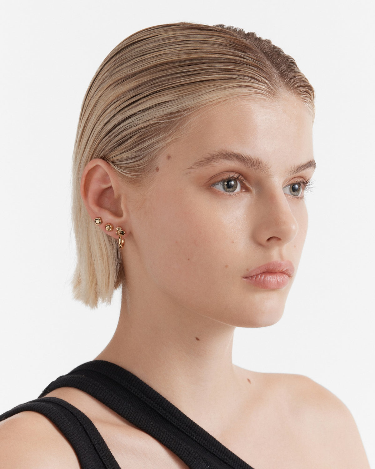 Superstar Earrings Set - Gold