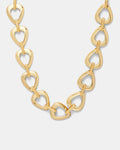 Cool Cat Statement Necklace - Gold