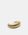 Cool Cat Wide Bangle - Gold