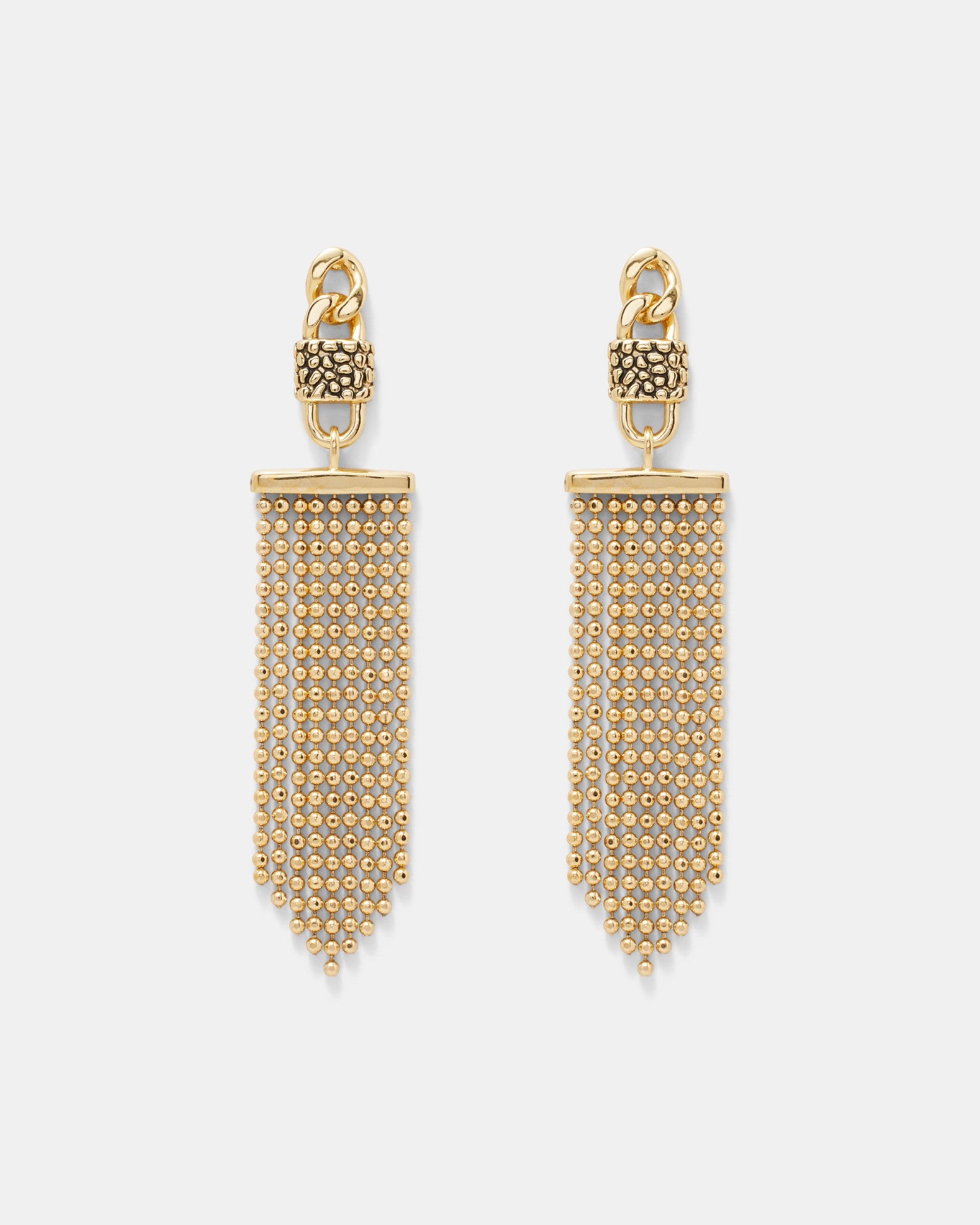 Call Me Drop Earrings - Gold