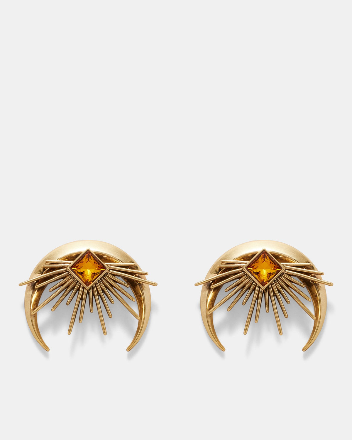 Gypsy Statement Earrings - Cognac