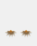 Gypsy Stud Earrings - Cognac