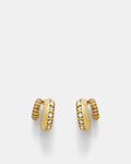 Melody Duo Hoop Earrings - Gold