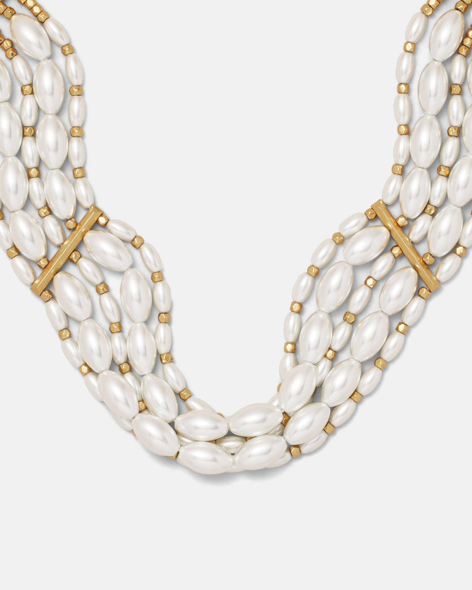 Rah Rah Rah Choker Necklace - Pearl