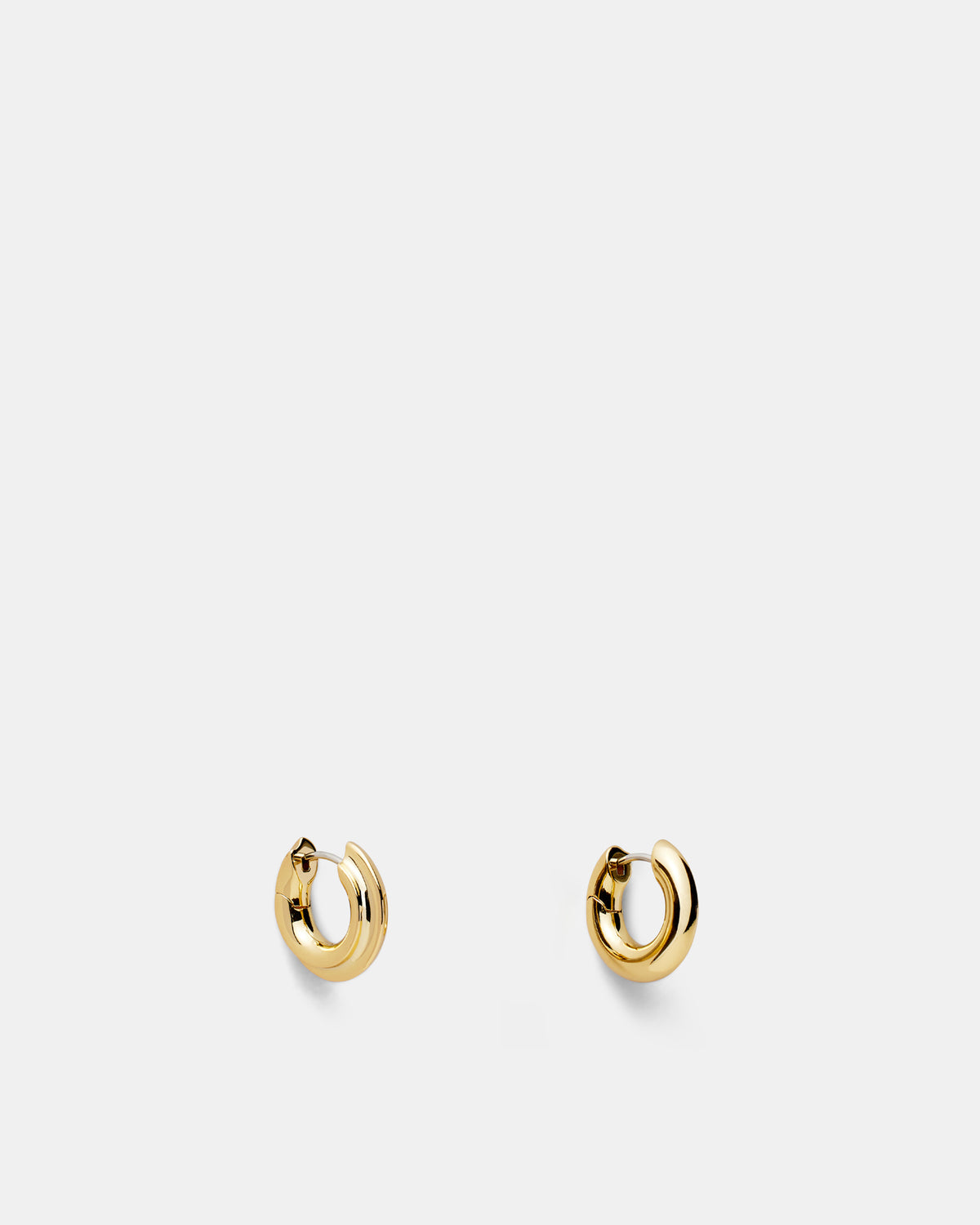 Lets Groove Hoop Earrings - Gold