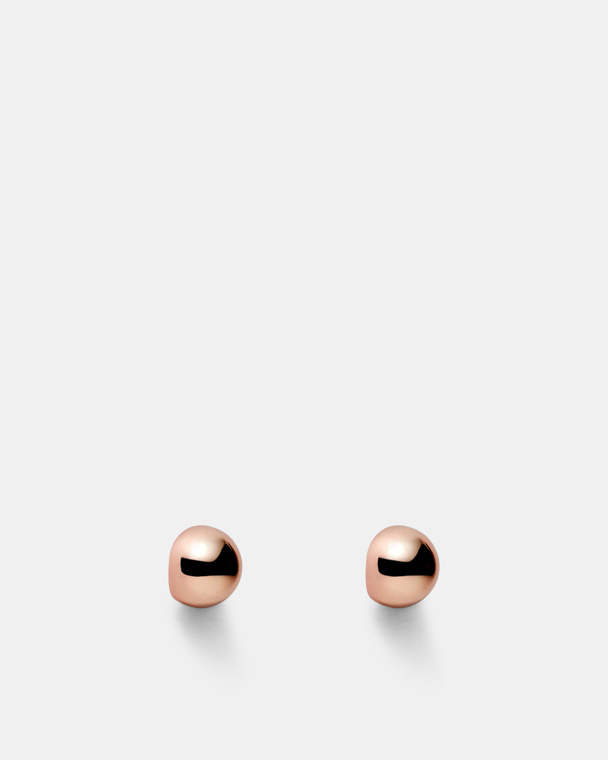 So Smooth Stud Earrings - Rose Gold