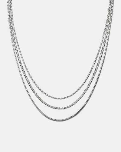 Lets Groove Necklace - Silver