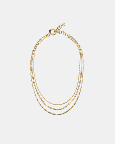 Lets Groove Necklace - Gold