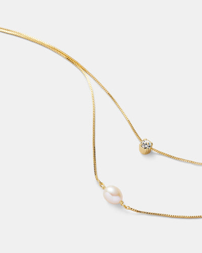 Instrumental Duo Necklace - Gold