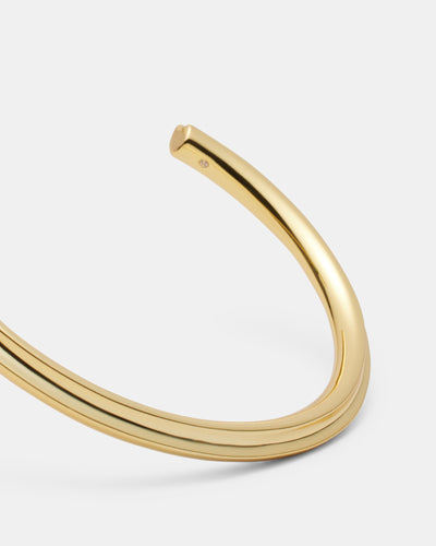 Lets Groove Cuff Bracelet - Gold